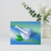 Farmaceutische symbool briefkaart (Staand voorkant)