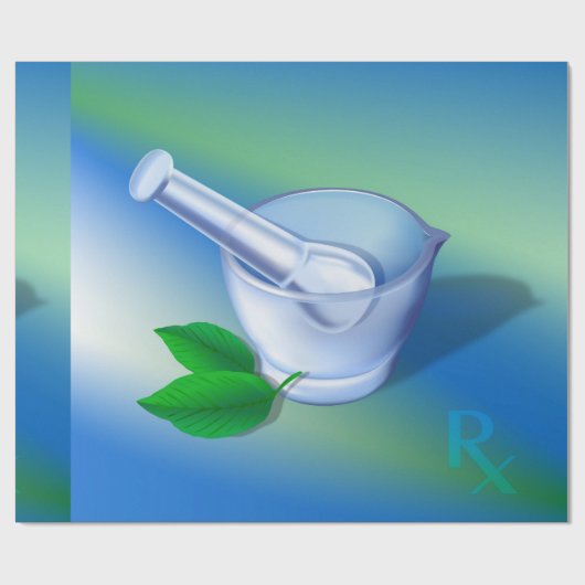 Farmaceutische symbool cadeaupapier (Vlak)