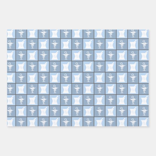 Farmaceutische symbool | Farmaceutische farmacie T Inpakpapier Vel (Voorkant)