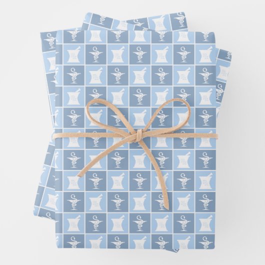 Farmaceutische symbool | Farmaceutische farmacie T Inpakpapier Vel (In situ)