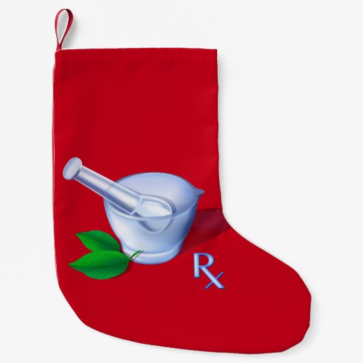 Farmaceutische symbool kleine kerstsok (Voorkant)
