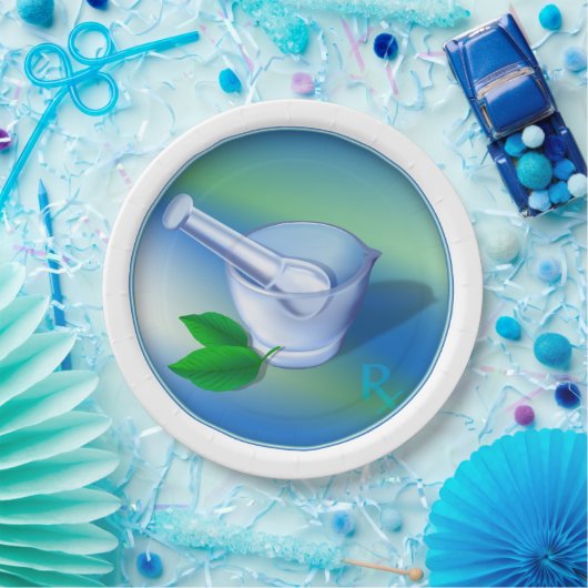 Farmaceutische symbool papieren bordje (Feest)