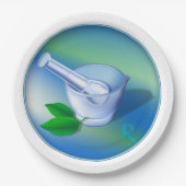 Farmaceutische symbool papieren bordje (Voorkant)