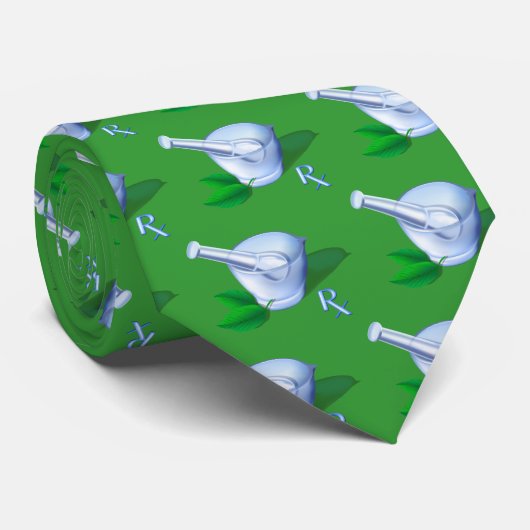 Farmaceutische symbool stropdas (Opgerold)