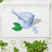 Farmaceutische symbool theedoek (Gevouwen)