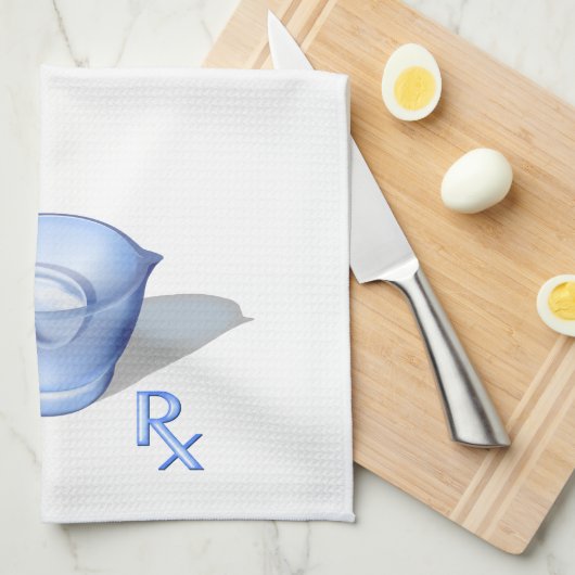 Farmaceutische symbool theedoek (Quarter Fold)