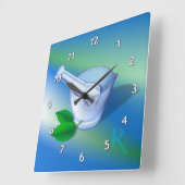 Farmaceutische symbool vierkante klok (Hoek)