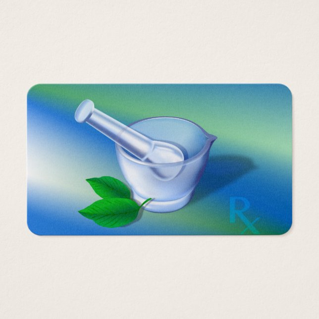 Farmaceutische symbool visitekaartjes (Voorkant)