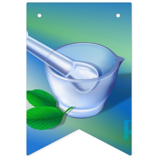 Farmaceutische symbool vlaggetjes (Eerste vlag)