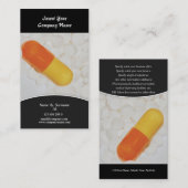 Farmaceutische tabletten medische arts visitekaartje (Voorkant / Achterkant)