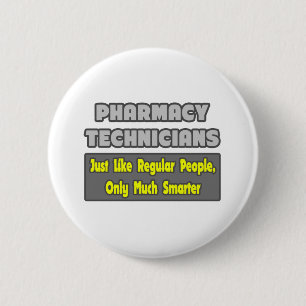 Farmaceutische technici ... Smarter Ronde Button 5,7 Cm