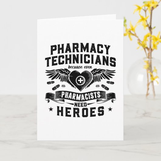 Farmaceutische technici Technicus Tech Kaart (Gele Bloem)