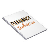 Farmaceutische technicus CPHT Leopard Print Notitieboek (Rechterzijde)