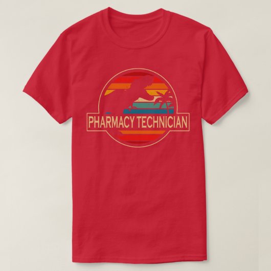 Farmaceutische technicus Dinosaur T-shirt (Design voorkant)