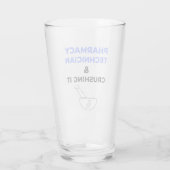 Farmaceutische technicus en drukkerij 2 glas (Achterkant)