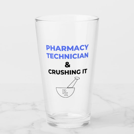 Farmaceutische technicus en drukkerij 2 glas (Voorkant)