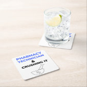 Farmaceutische technicus en drukkerij 2 kartonnen onderzetters (Insitu)