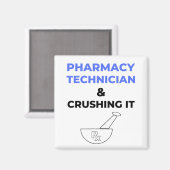 Farmaceutische technicus en drukkerij 2 magneet (Voorkant / Achterkant)