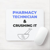 Farmaceutische technicus en drukkerij 2 muismat (Met muis)