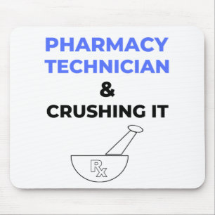Farmaceutische technicus en drukkerij 2 muismat