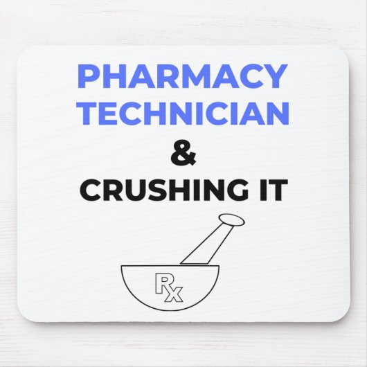 Farmaceutische technicus en drukkerij 2 muismat (Voorkant)