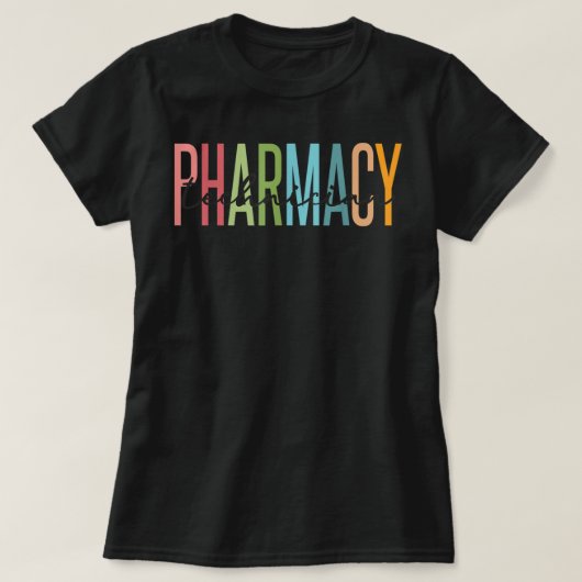 Farmaceutische technicus gecertificeerd Pharm Tech T-shirt (Design voorkant)