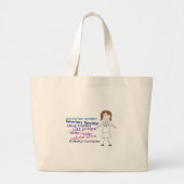 Farmaceutische technicus grote tote bag (Voorkant)