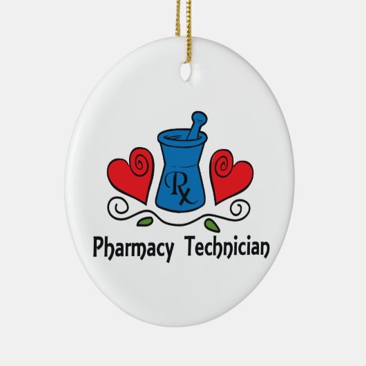 Farmaceutische technicus keramisch ornament (Rechts)