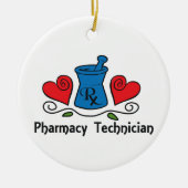 Farmaceutische technicus keramisch ornament (Voorkant)