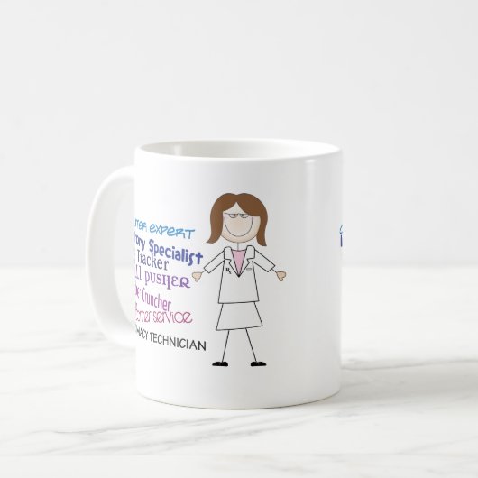 Farmaceutische technicus koffiemok (Voorkant links)