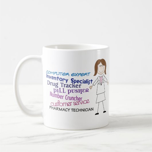 Farmaceutische technicus koffiemok