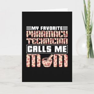 Farmaceutische technicus Mijn favoriet roept me ma Kaart