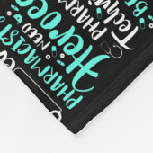 Farmaceutische technicus omdat apotheker fleece deken (Hoek)