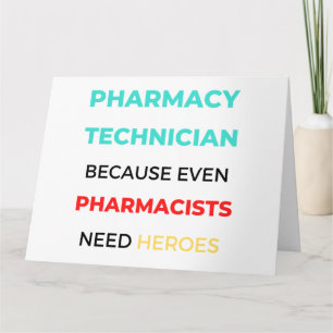 Farmaceutische technicus omdat zelfs apothekers 2 kaart