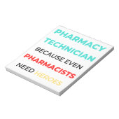 Farmaceutische technicus omdat zelfs apothekers 2 notitieblok (Linkerzijde)