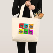 Farmaceutische technicus Popart Gifts Grote Tote Bag (Voorkant (product))