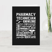 Farmaceutische technicus Quote Medicinal Kaart (Voorkant)