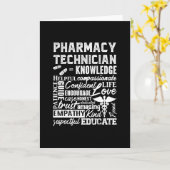 Farmaceutische technicus Quote Medicinal Kaart (Gele Bloem)