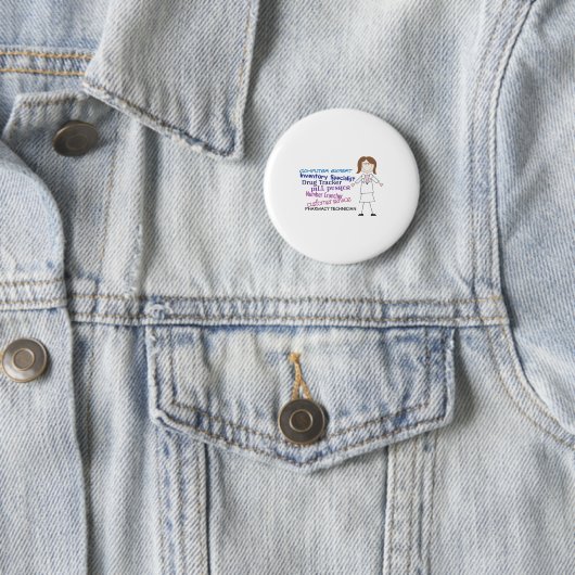 Farmaceutische technicus ronde button 5,7 cm (In situ)