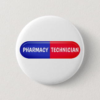 Farmaceutische technicus ronde button 5,7 cm