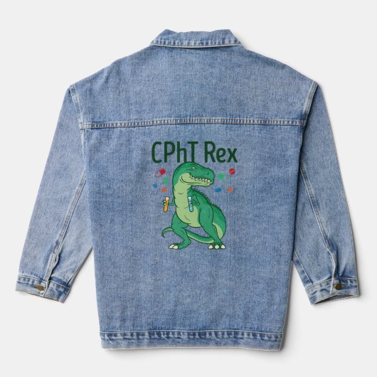 Farmaceutische technicus Tech CPhT Rex Denim Jacket (Achterkant)