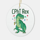 Farmaceutische technicus Tech CPhT Rex Keramisch Ornament (Links)