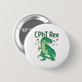 Farmaceutische technicus Tech CPhT Rex Ronde Button 5,7 Cm (Voorkant /achterkant)