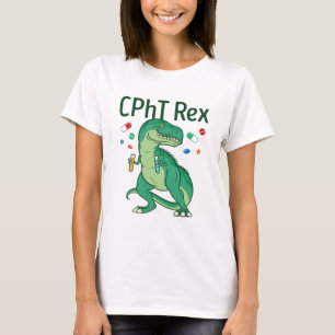 Farmaceutische technicus Tech CPhT Rex T-shirt