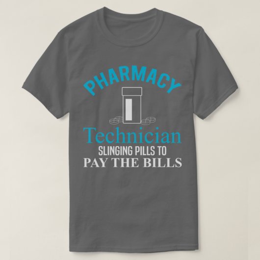 Farmaceutische technicus TPpharmacoloog betaalt de T-shirt (Design voorkant)
