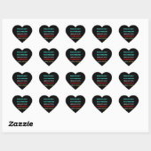 Farmaceutische technicus, zelfs apothekers hart sticker (Vel)