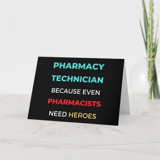 Farmaceutische technicus, zelfs apothekers kaart (Voorkant)
