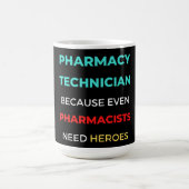 Farmaceutische technicus, zelfs apothekers koffiemok (Center)