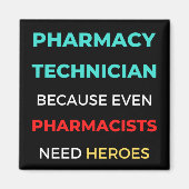 Farmaceutische technicus, zelfs apothekers magneet (Voorkant)