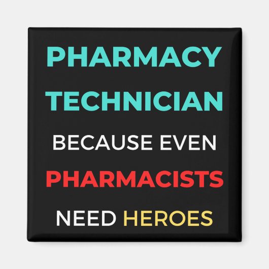 Farmaceutische technicus, zelfs apothekers magneet (Voorkant)